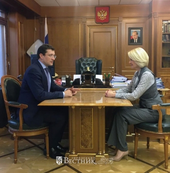 Вице-премьер правительства РФ Виктория Абрамченко и губернатор Глеб Никитин обсудили реализацию нацпроекта &quot;Экология&quot; в Нижегородской области