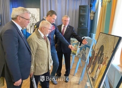 Невского рисуют молодые