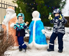 И вот они нарядные...